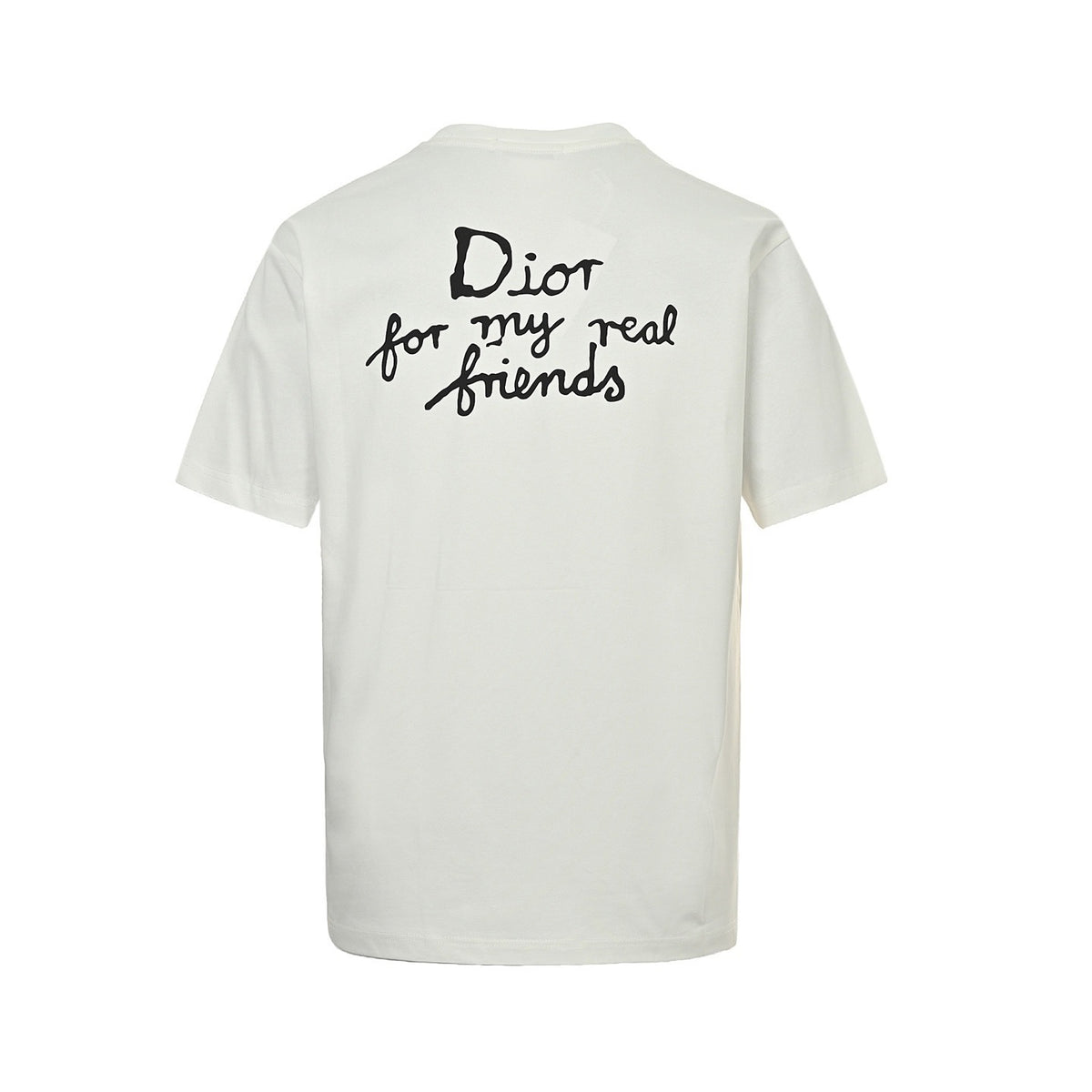 Dior White "For My Real Friends" Graphic T-Shirt