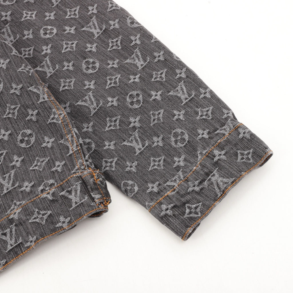 Louis Vuitton Women's & Men's Grey Monogram Denim Jacket