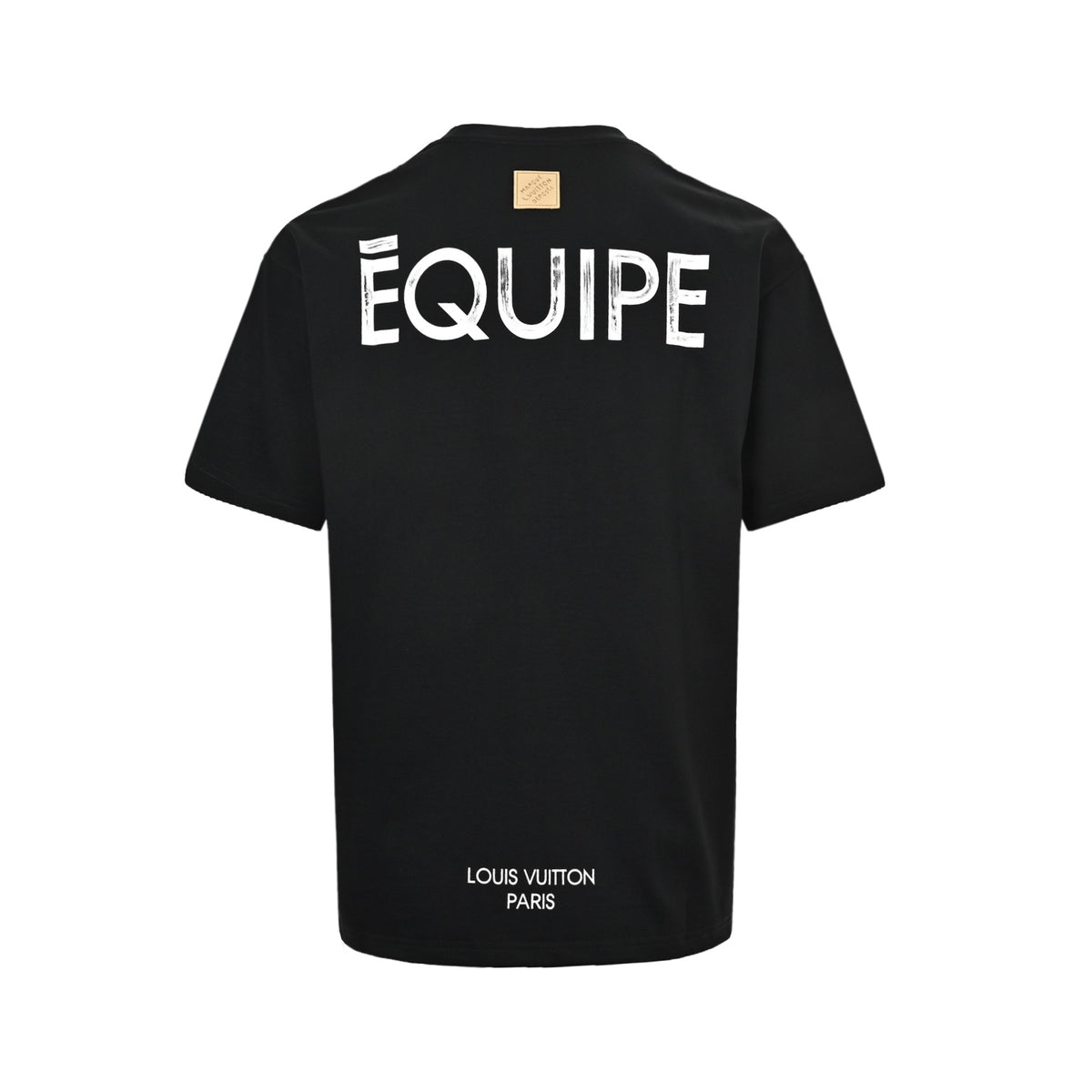 Louis Vuitton LVM Show Text Short-Sleeve T-Shirt in Black