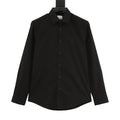 Burberry Equestrian Knight Tonal Embroidered Long-Sleeve Shirt