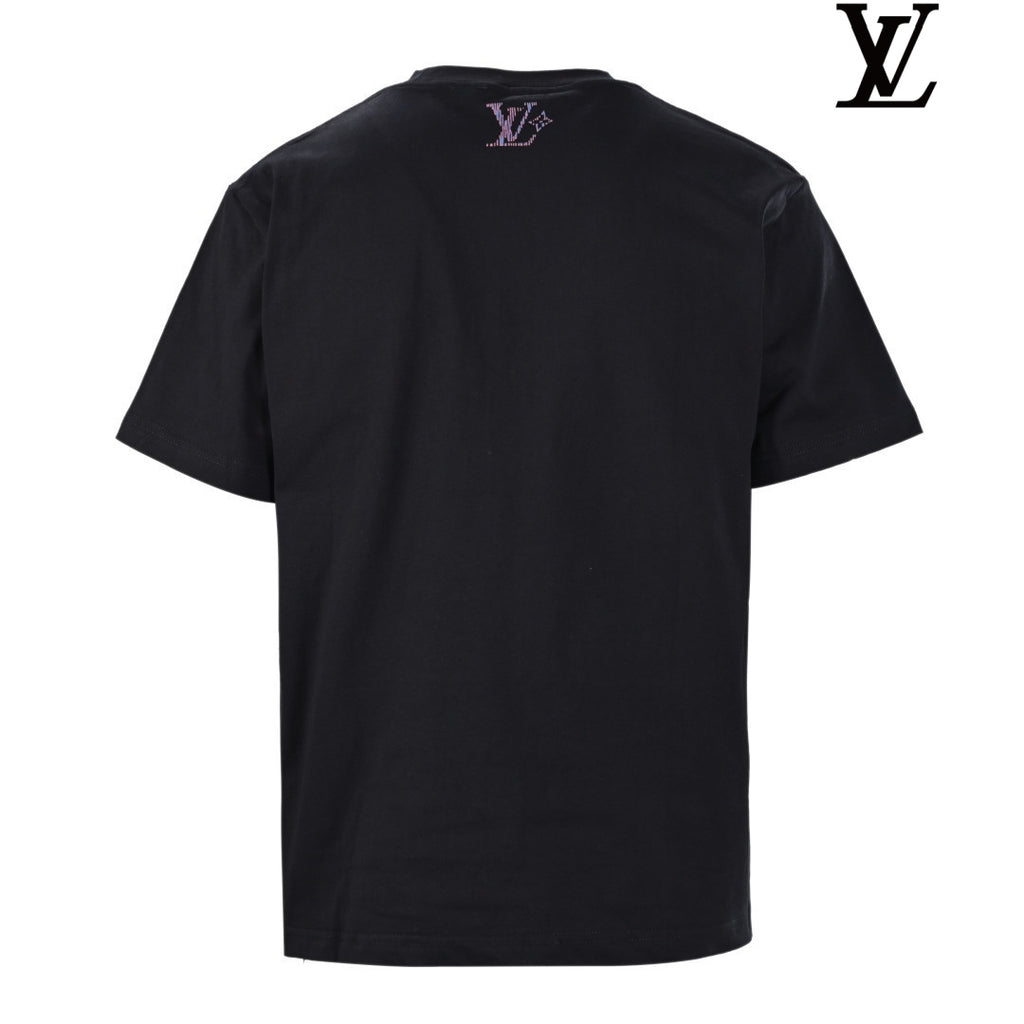 Louis Vuitton Men's Black Short Sleeve T-Shirt