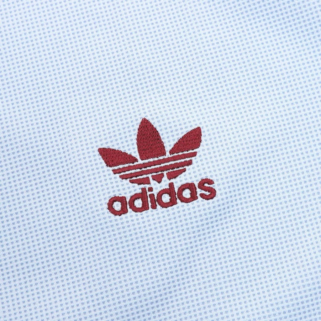 Adidas Originals American Retro Trefoil Track Jacket | Cream Burgundy Stripe Navy Trim