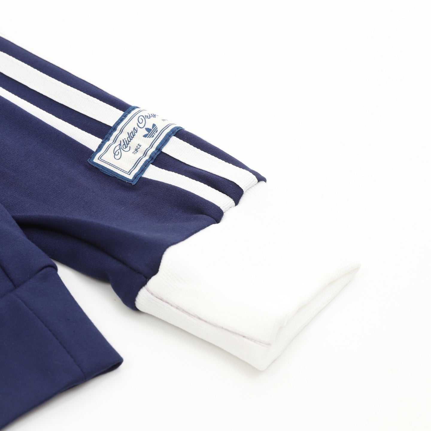 adidas Originals Refined Luxe DLXC Crew Jumper Striped Pullover Sweatshirt