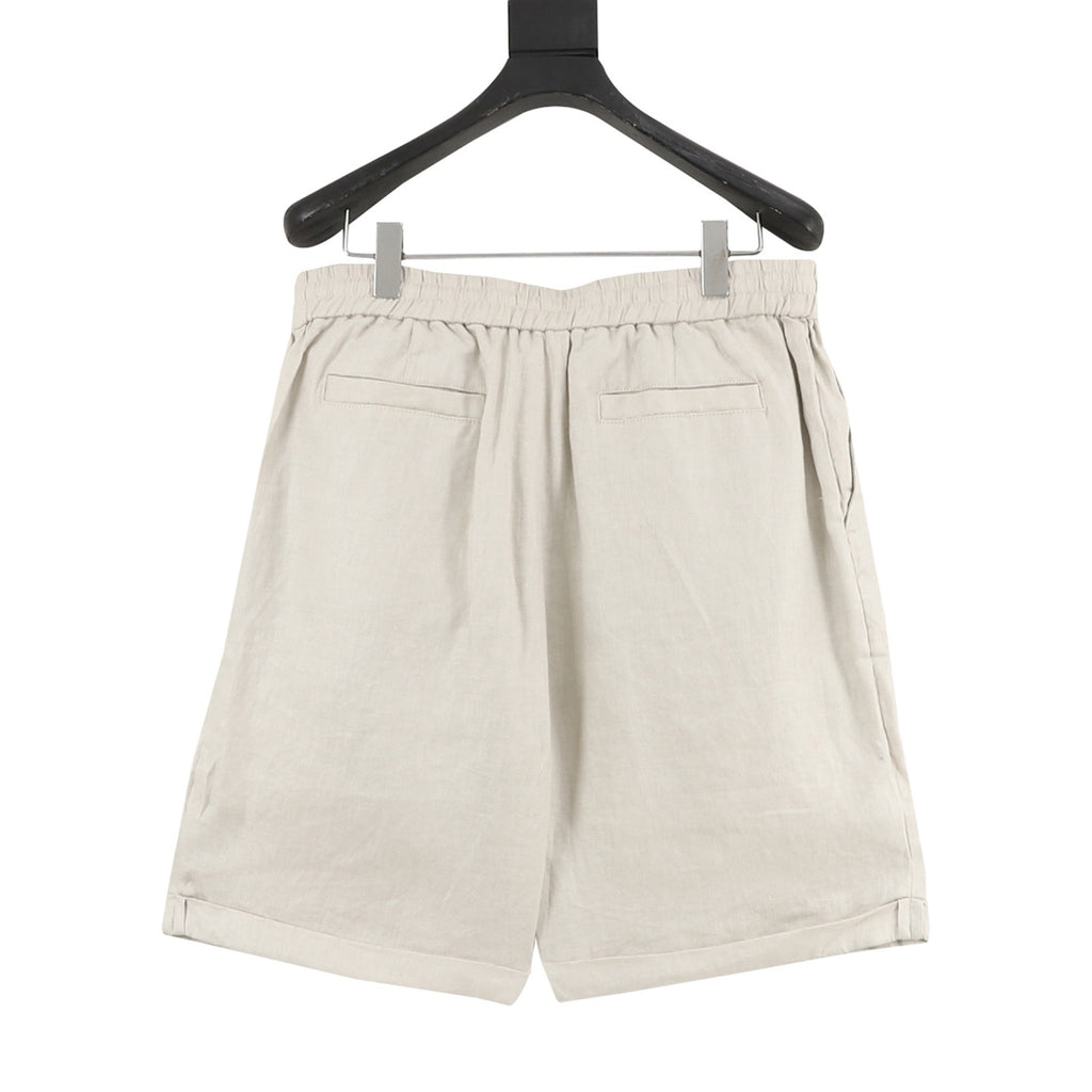 Brunello Cucinelli Four-Color Linen Shorts