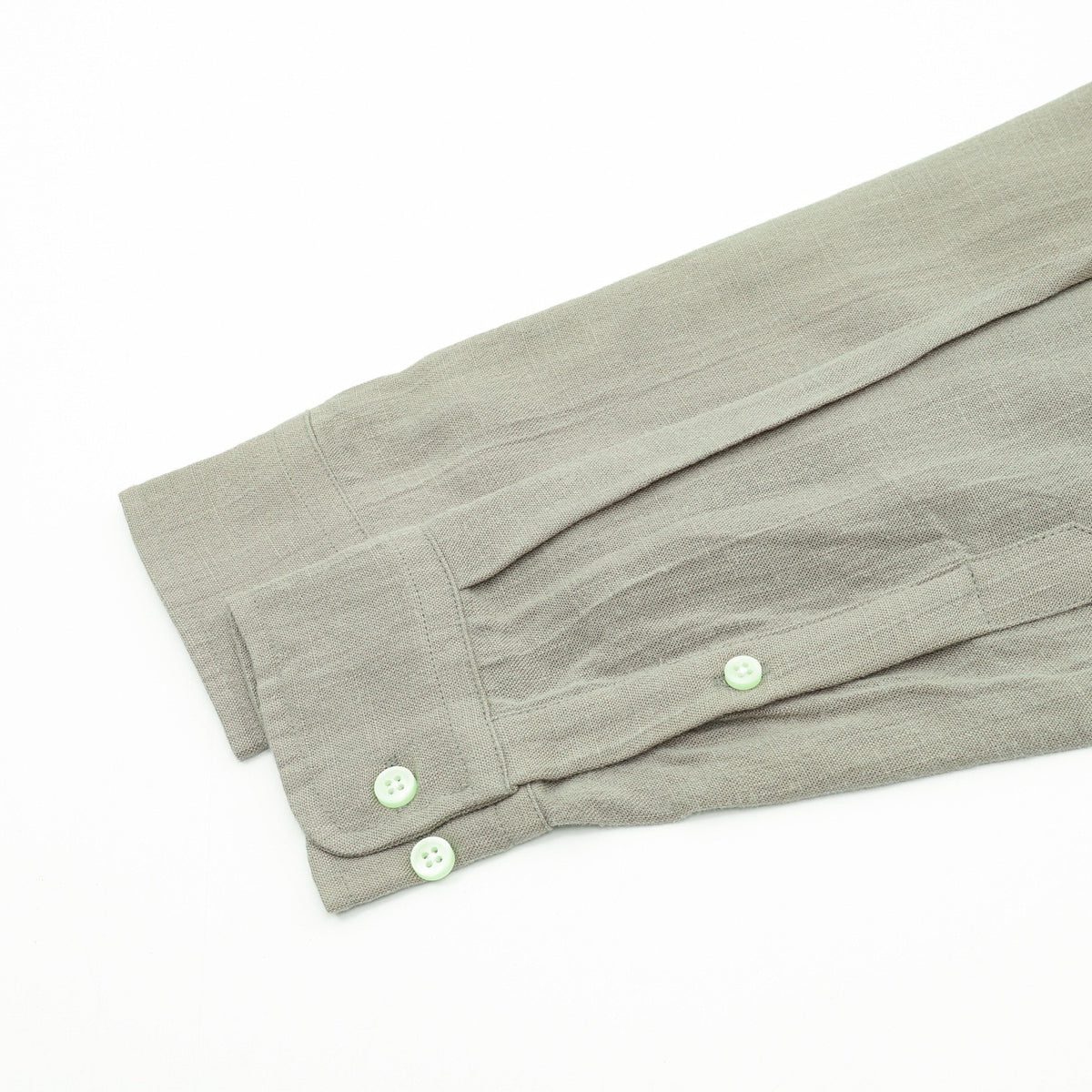Ralph Lauren Women's Men's Light Khaki Pony Logo Long-Sleeve Linen Shirt