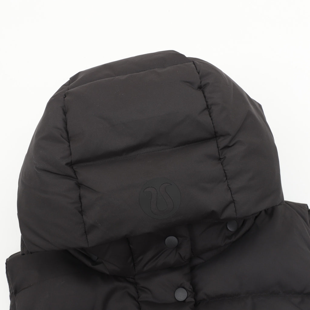 Saint Laurent Women's / Men's Hooded Puffer Vest in Black