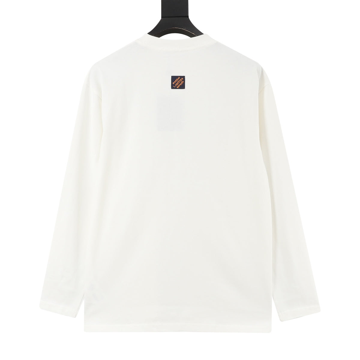 Louis Vuitton Women's & Men's White Script Logo Long-Sleeve T-Shirt
