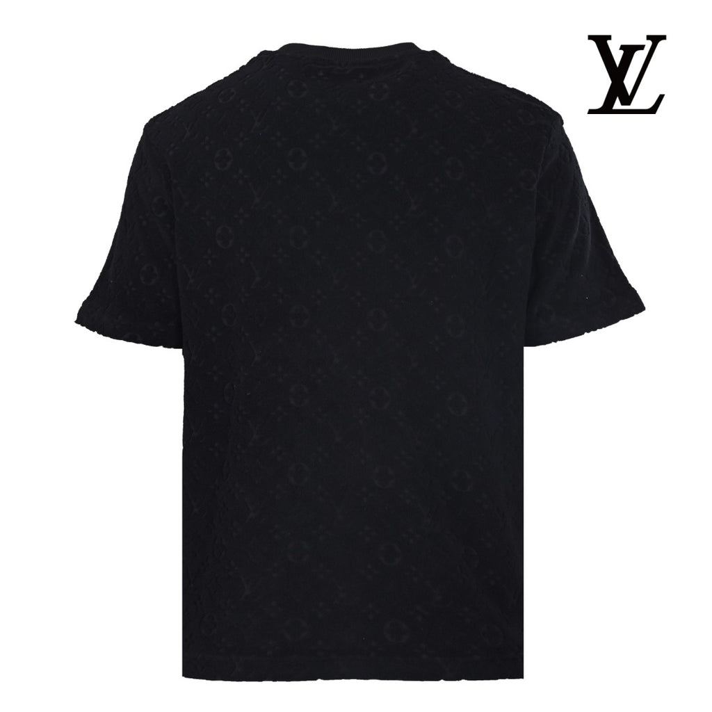 Louis Vuitton Men's Black Monogram Towelling T-Shirt