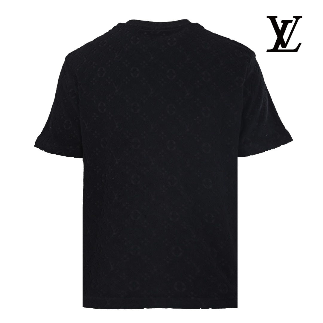 Louis Vuitton Men's Black Monogram Towelling T-Shirt
