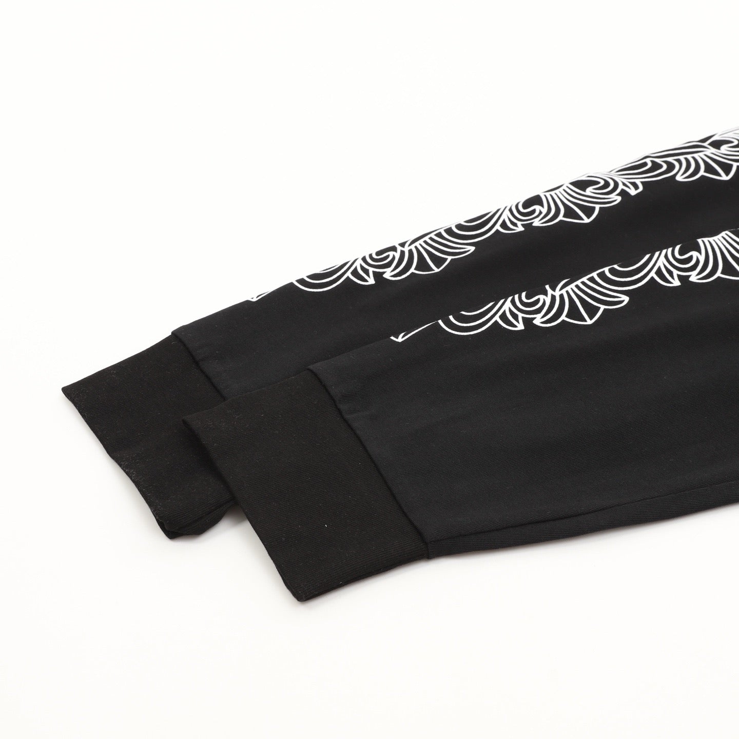 Chrome Hearts 25FW Sanskrit Scroll Print Long Sleeve T-Shirt | Black Gothic Luxury Streetwear