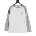 Chrome Hearts CH Gothic Logo Cross Embroidered Raglan Long-Sleeve T-Shirt