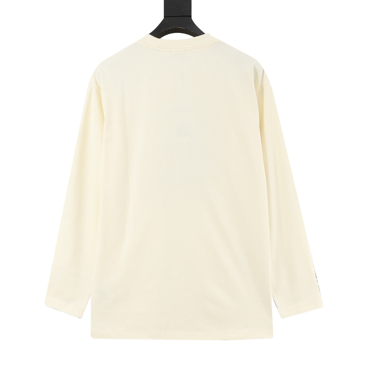 Burberry Women's & Men's Cream Equestrian Knight Long-Sleeve Tee