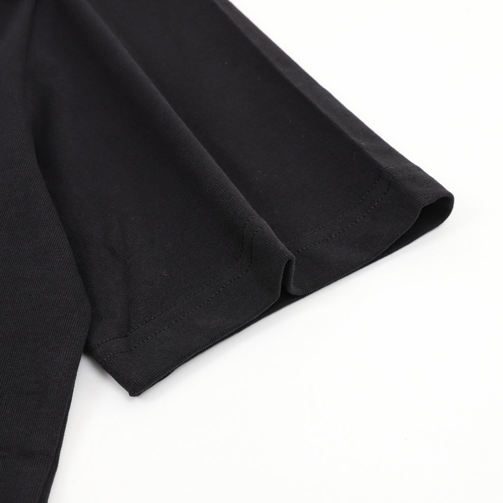 Stone Island Pocket Star Embroidered Short-Sleeve T-Shirt in Black