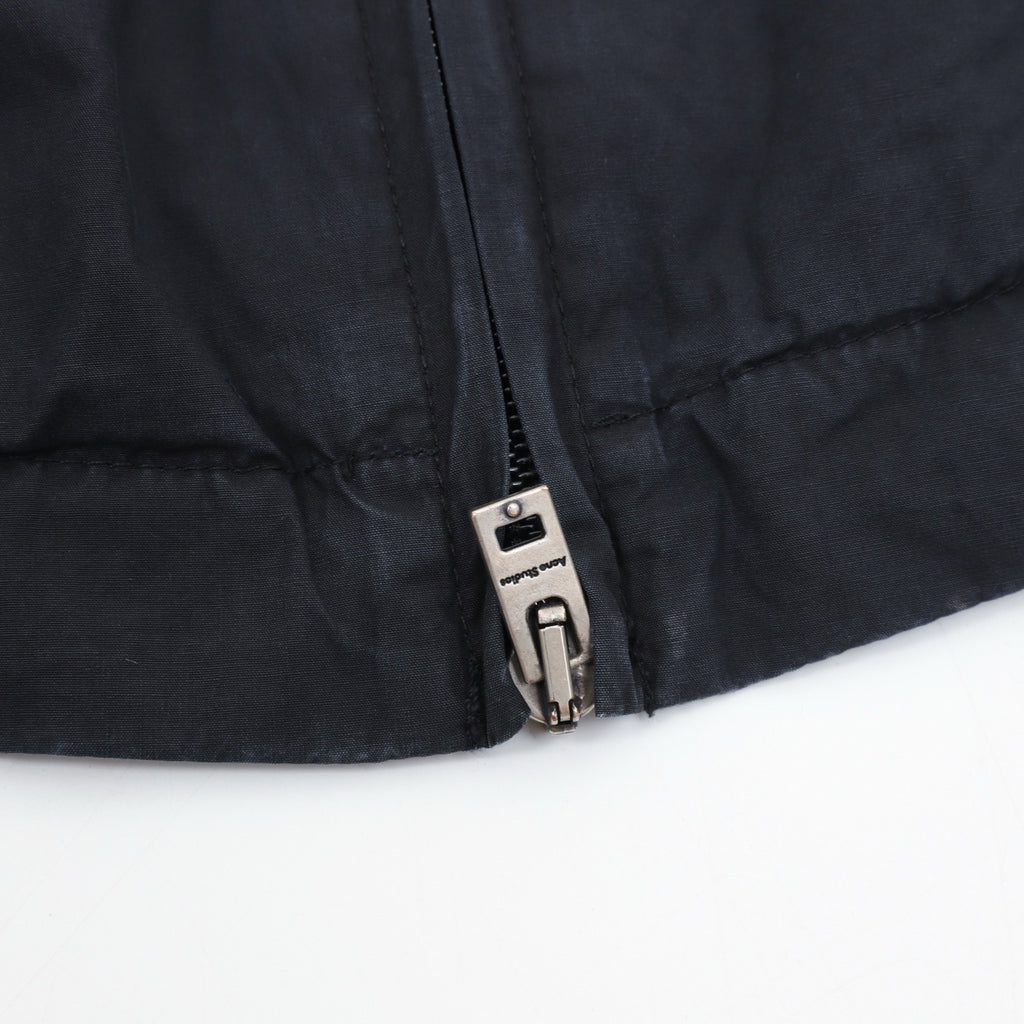 Acne Studios Women's Men's Black Stand-Collar Zip-Up Jacket