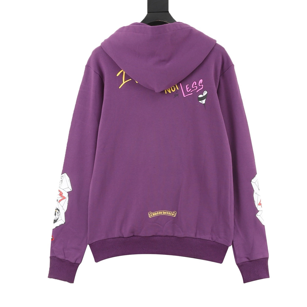 Chrome Hearts Women's Men's Purple AN THATS THAT Graphic Print Hoodie