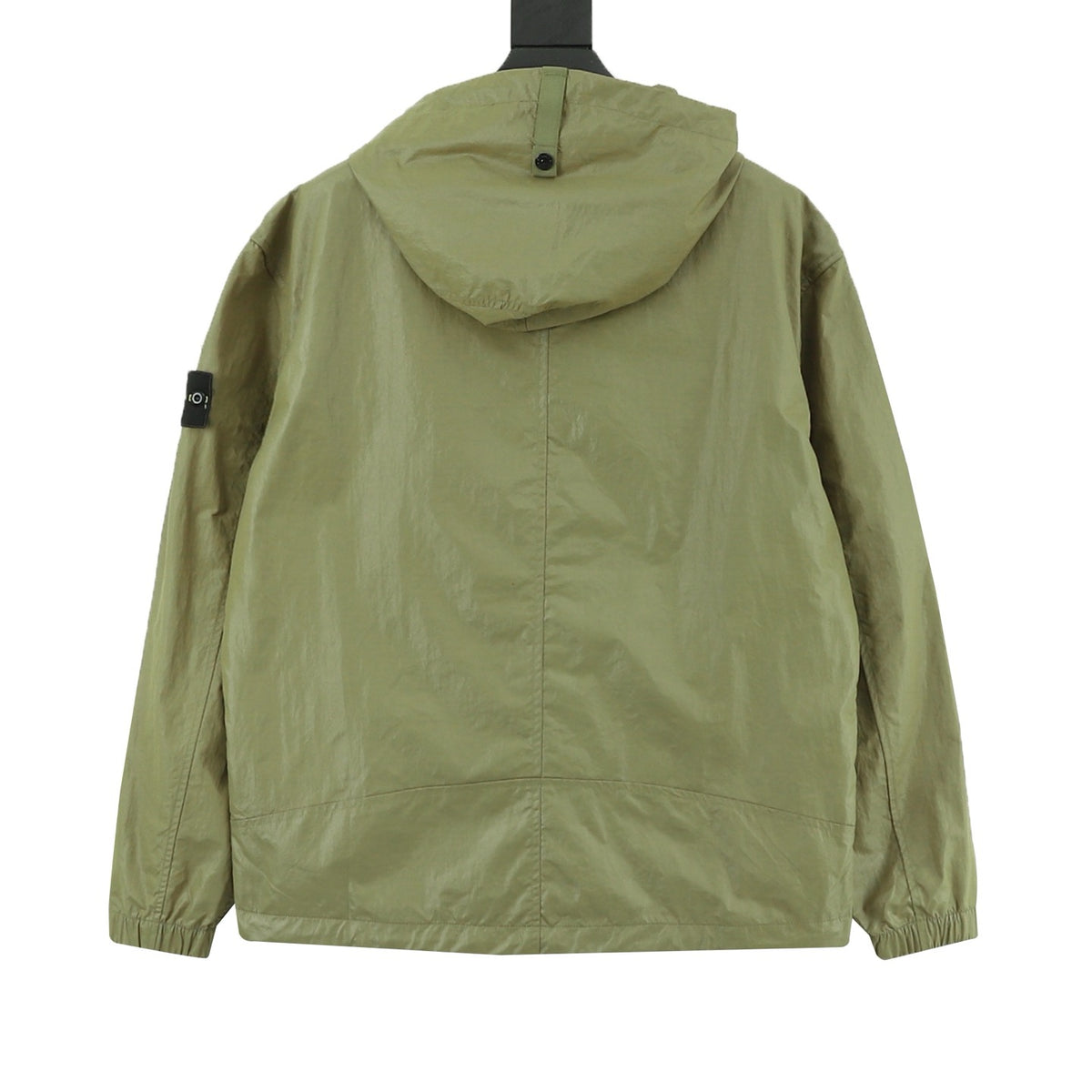 Stone Island Women's Men's Olive Hooded Windbreaker Jacket