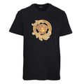 Versace Men's Black Gold Medusa Embroidered Short-Sleeve T-Shirt