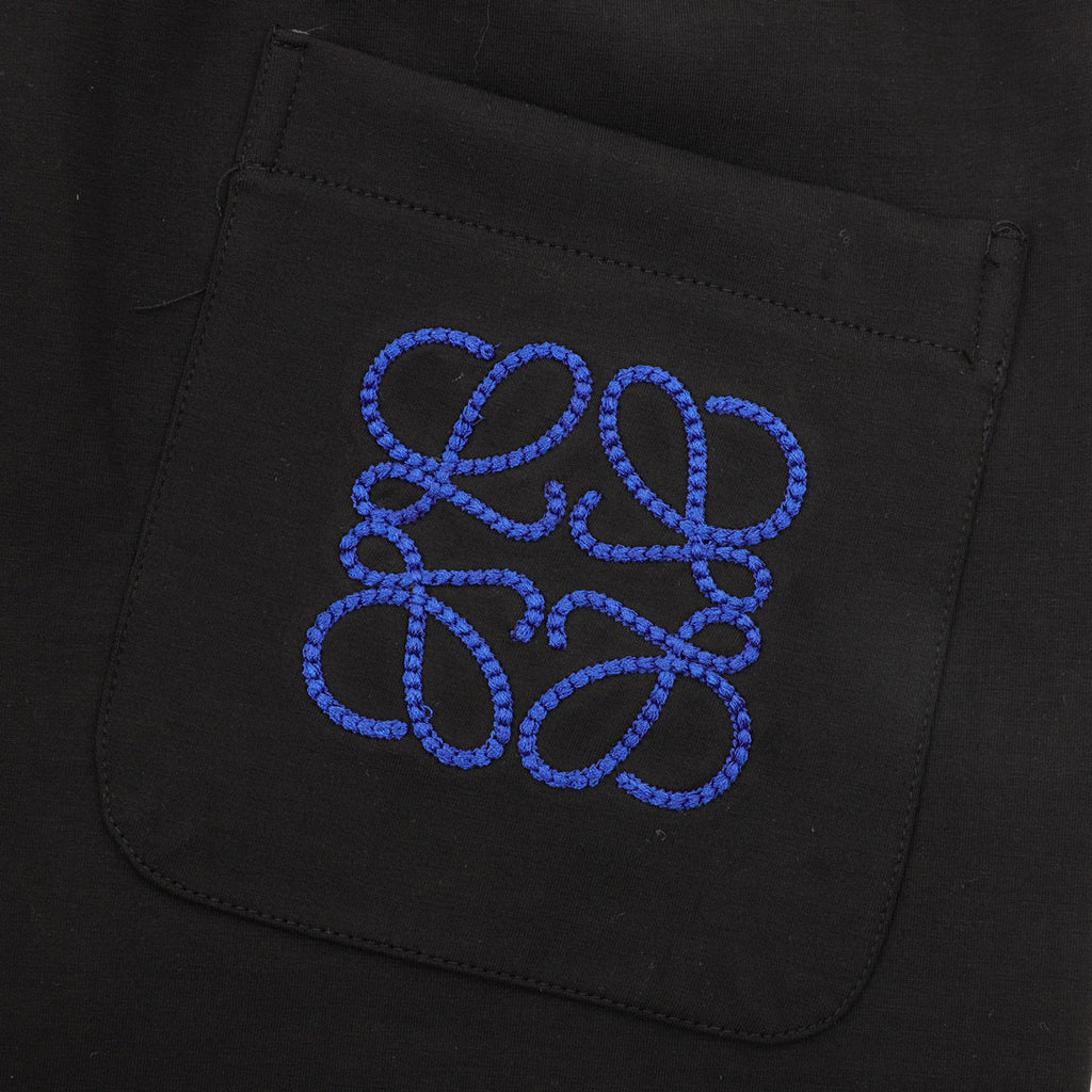 Loewe Anagram Braided Embroidered Cotton Jogger Pants