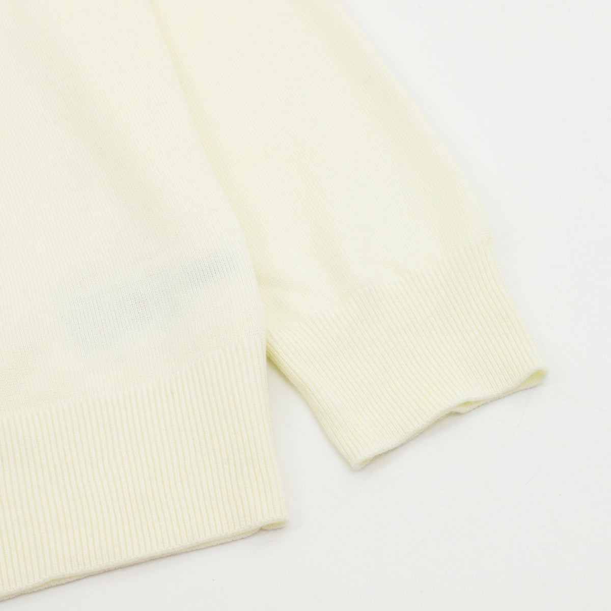 Zegna Women's Men's Cream Half-Zip Cashmere Sweater