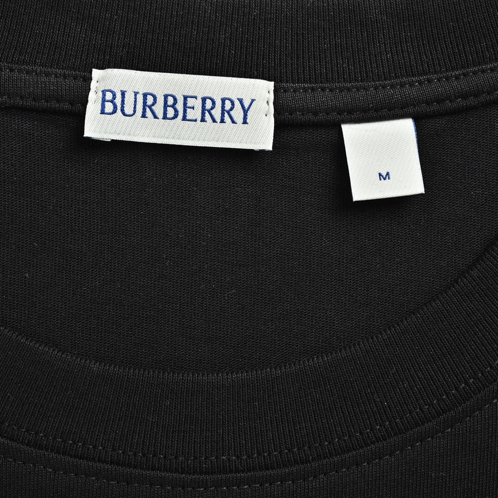 Burberry Men's Black Beach Skeleton Print T-Shirt