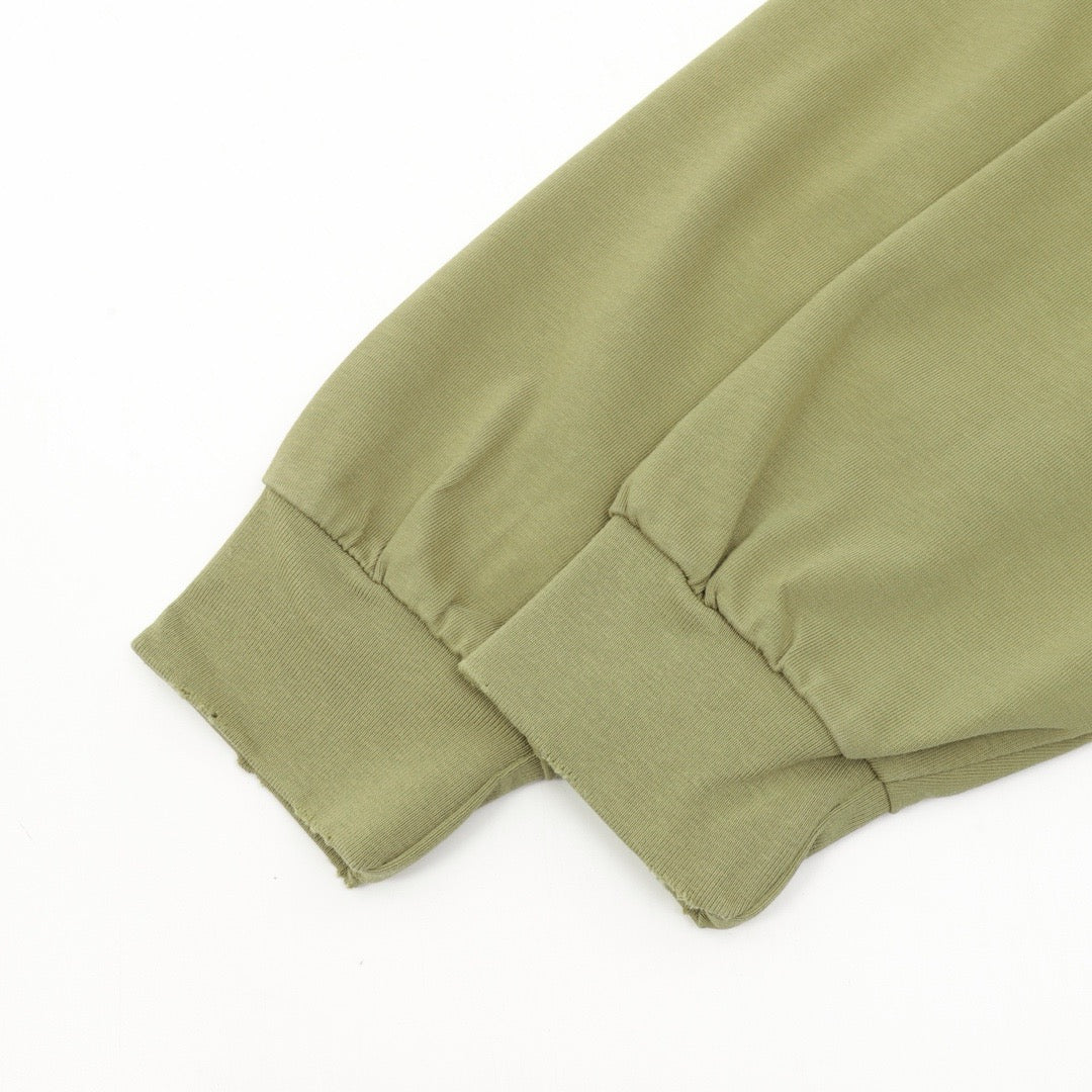 VOGUE Women's Men's Olive Logo Long-Sleeve T-Shirt