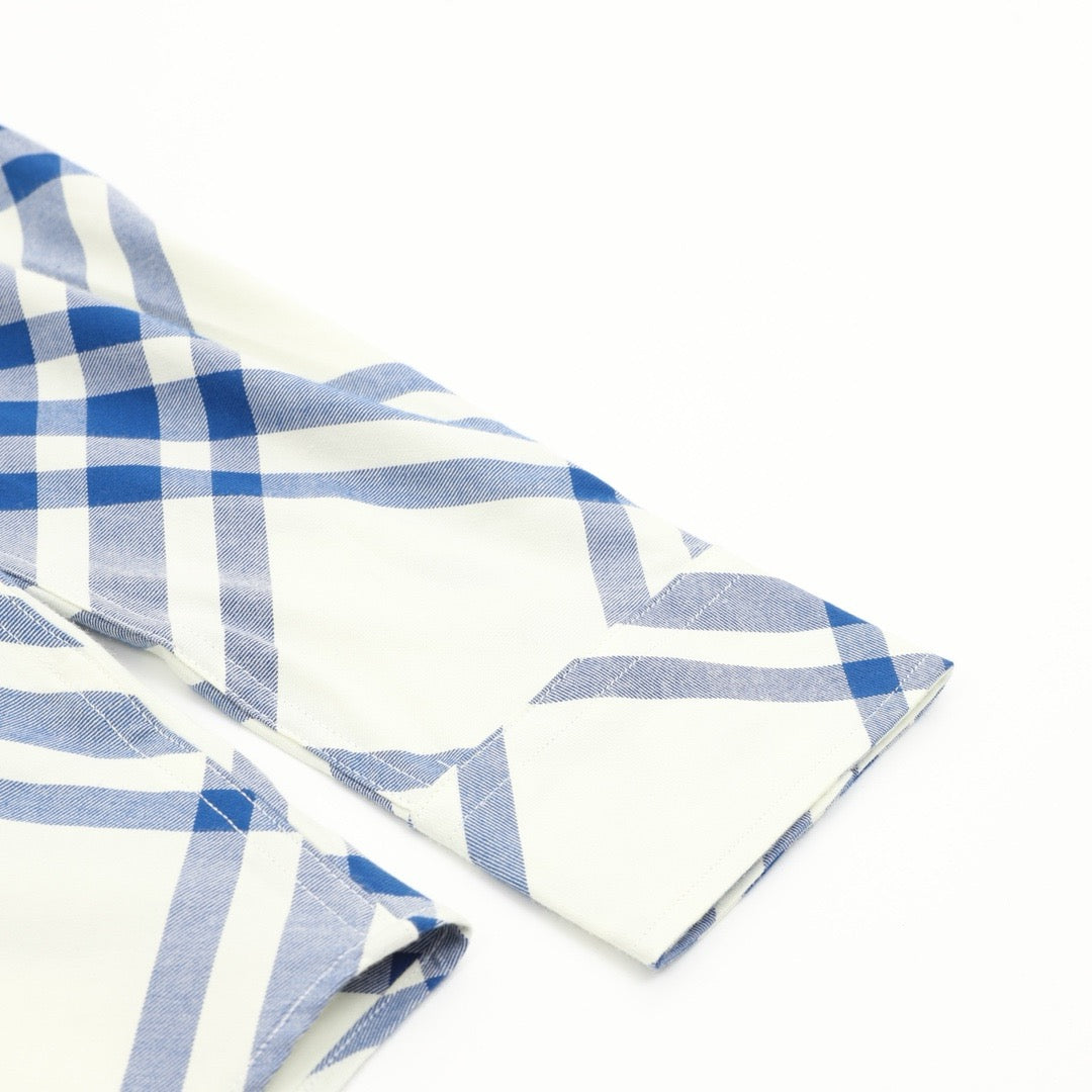 Burberry Vintage Check Cotton Twill Long-Sleeve Shirt