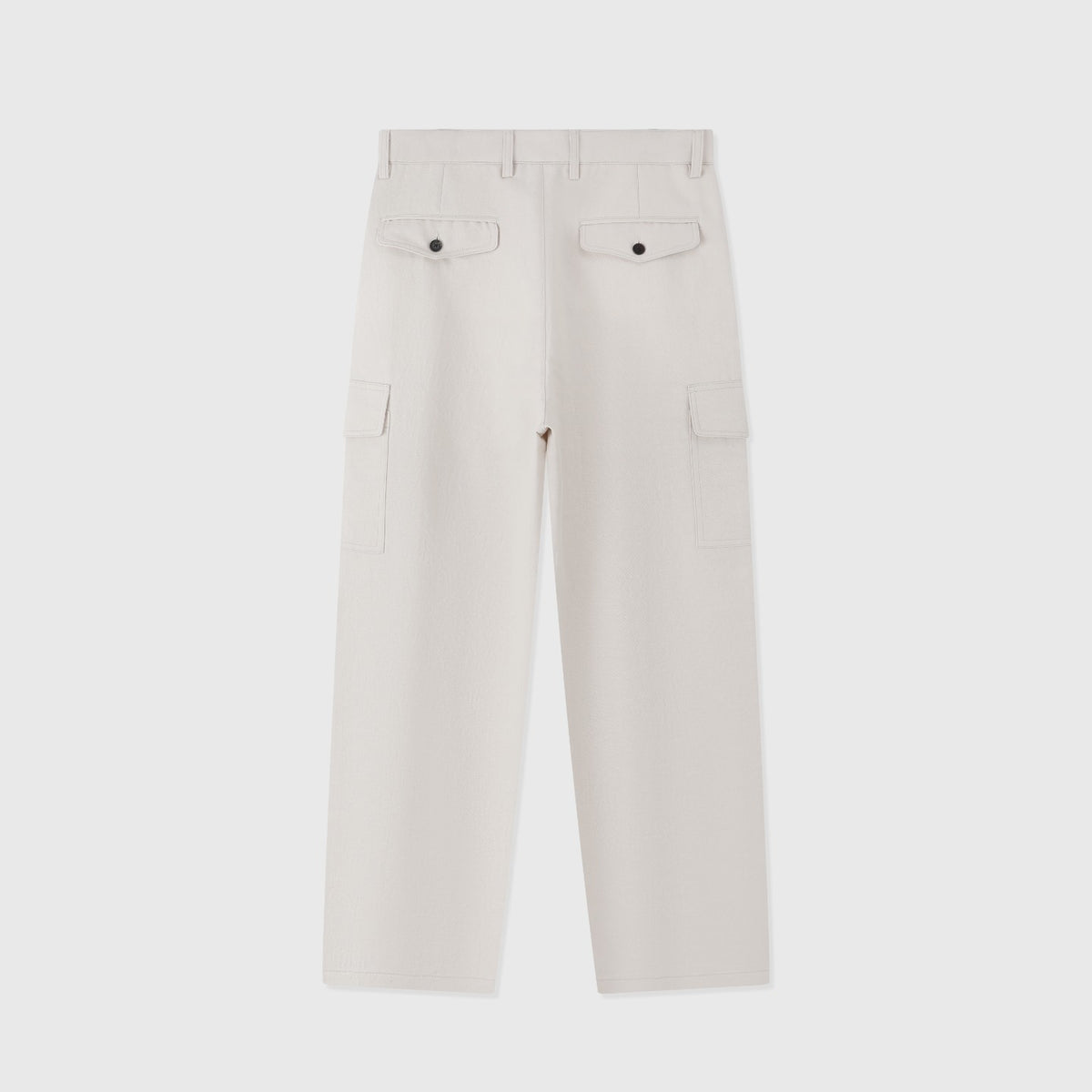 Loro Piana Off-White Wool Cargo Trousers | Women's & Men's Styling