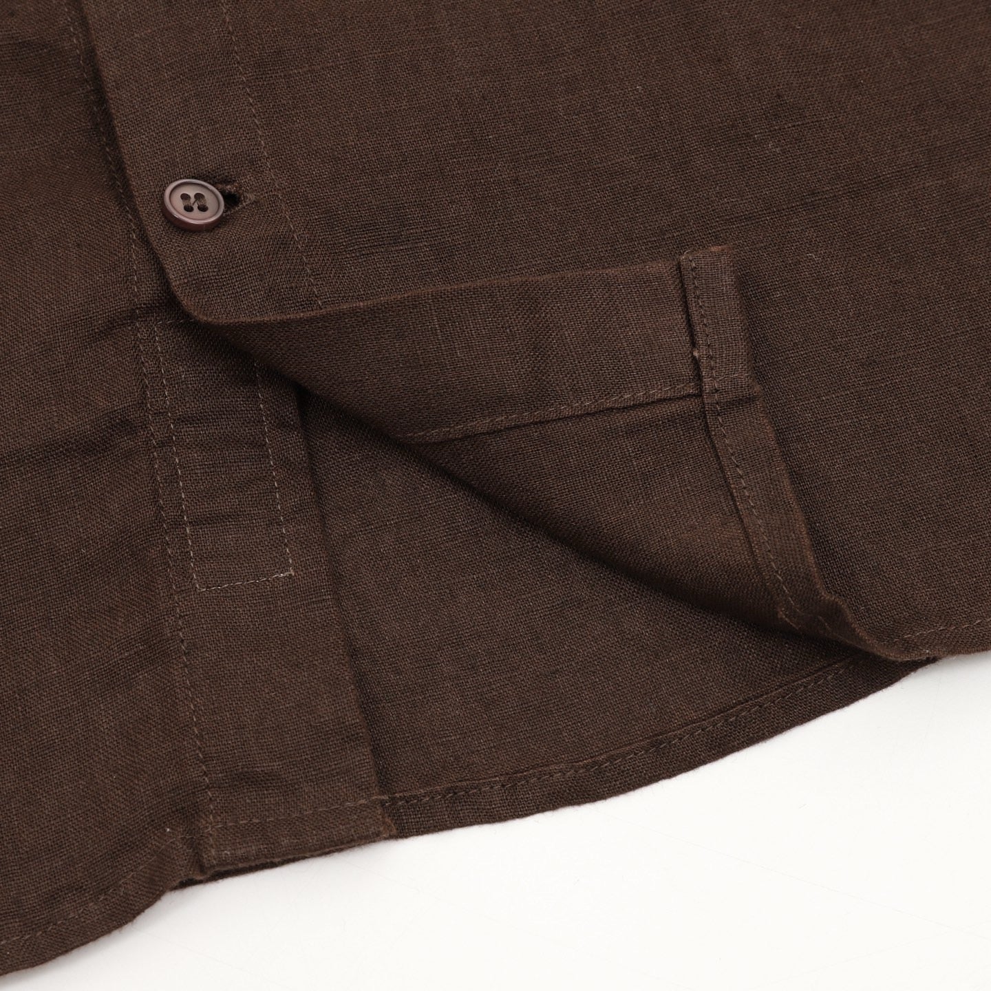 Loro Piana Crew Neck Linen Shirt