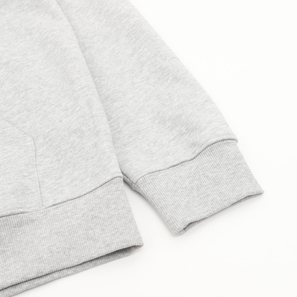 Loewe Women's Men's Light Grey Anagram Embroidered Full-Zip Hoodie