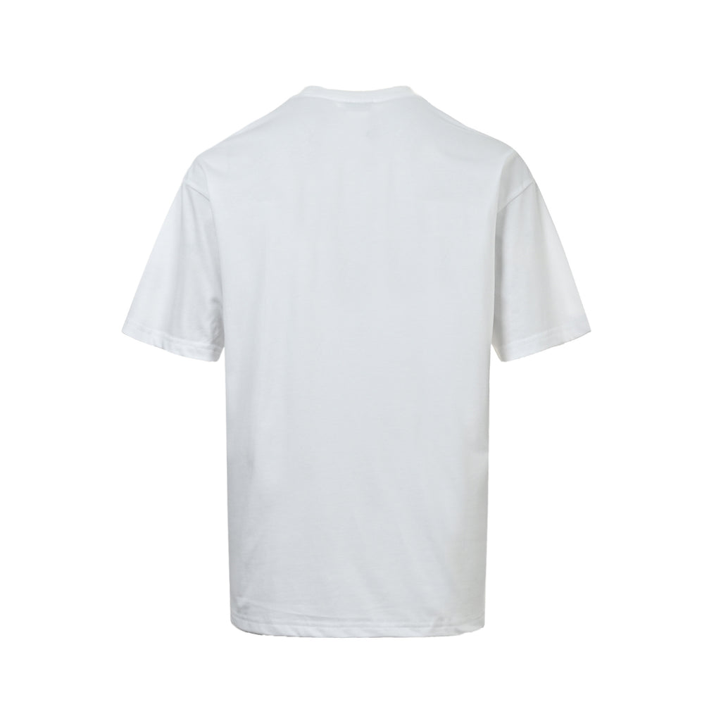 Moncler Embroidered Logo Short-Sleeve T-Shirt in White