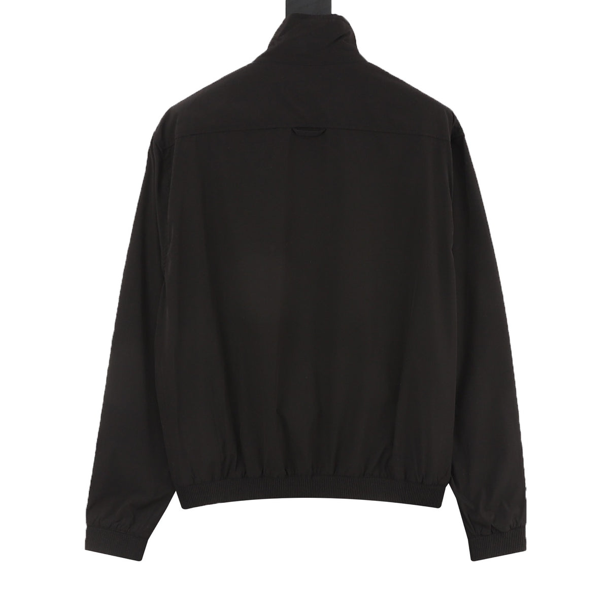 Dior Women's Men's Black Stand-Collar Logo Patch Jacket