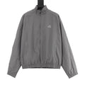 Balenciaga BLCG Bodies Windbreaker Jacket — Grey, Athletic Logo