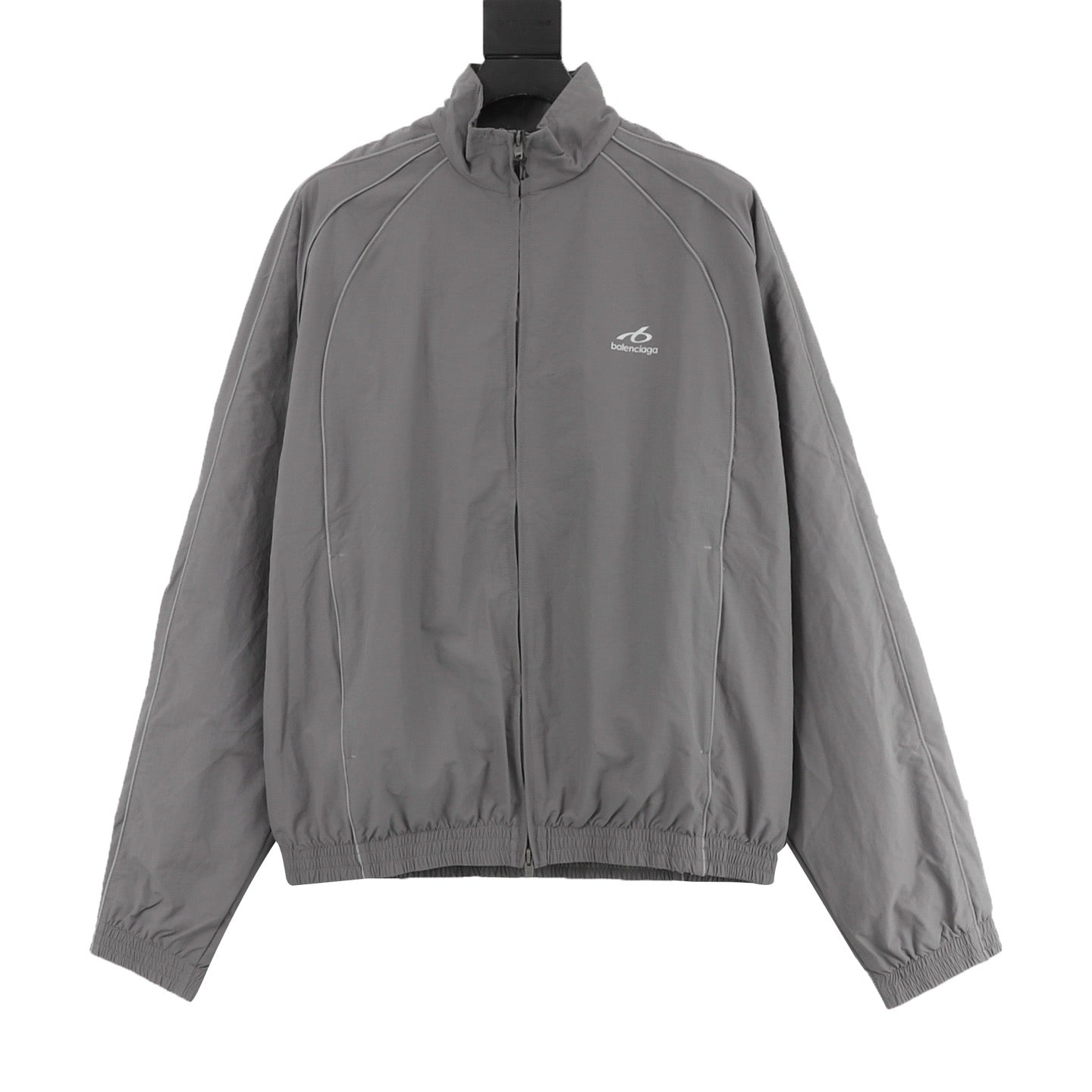 Balenciaga BLCG Bodies Windbreaker Jacket — Grey, Athletic Logo