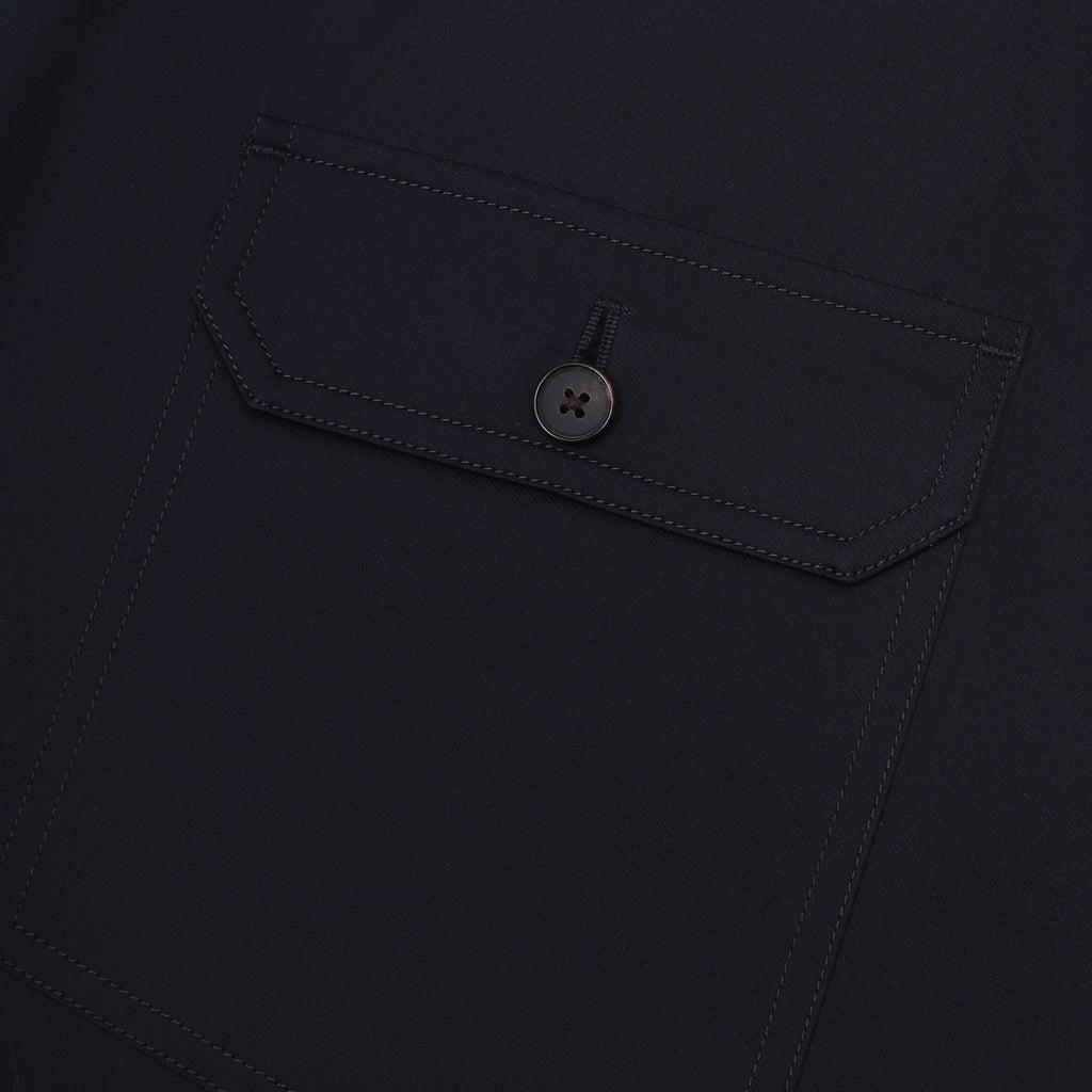 Loro Piana Navy Straight-Leg Wool Trousers | Women's & Men's Styling