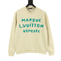 Louis Vuitton ‘Marque L.Vuitton Déposée’ Crewneck Sweatshirt — Cream | FW26