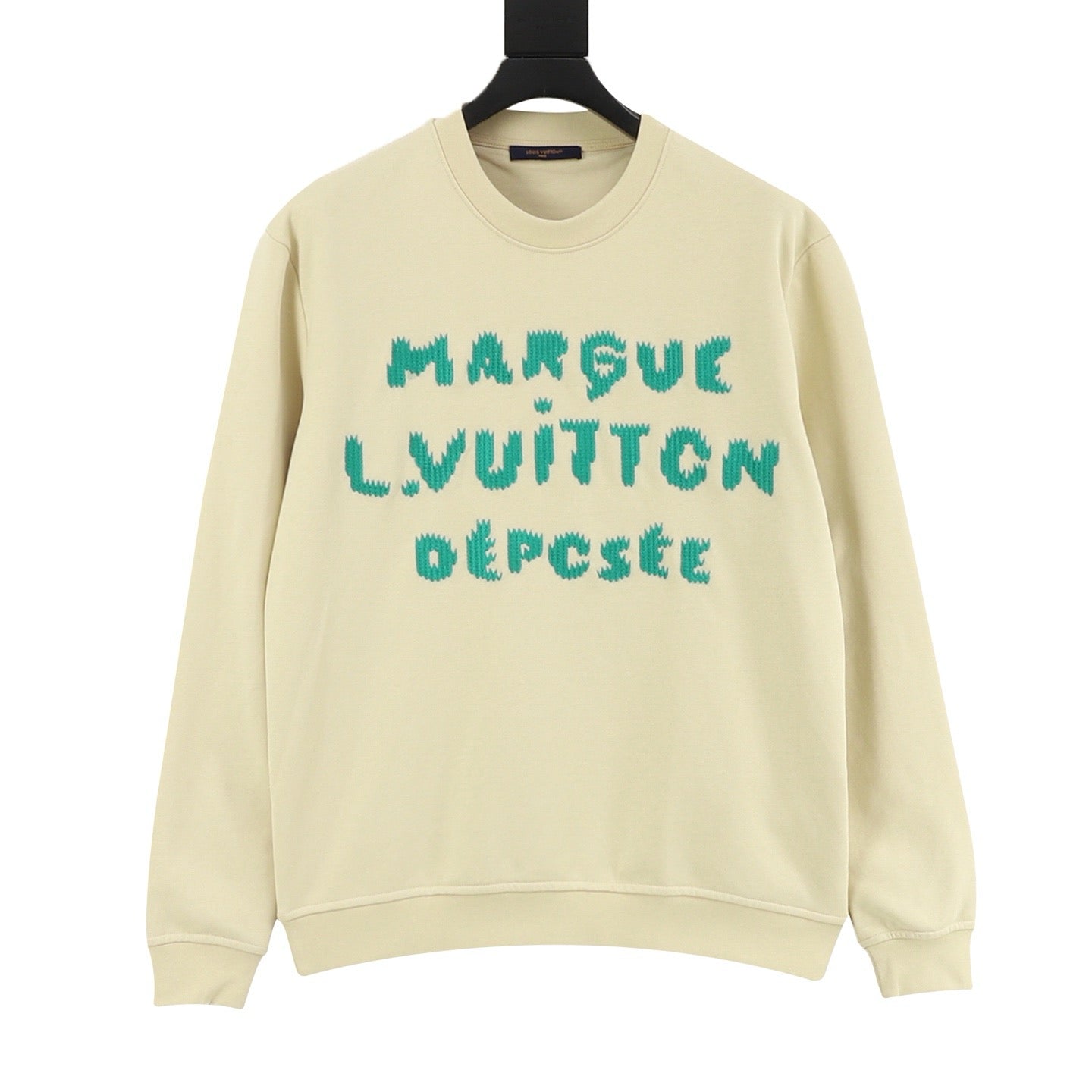 Louis Vuitton ‘Marque L.Vuitton Déposée’ Crewneck Sweatshirt — Cream | FW26