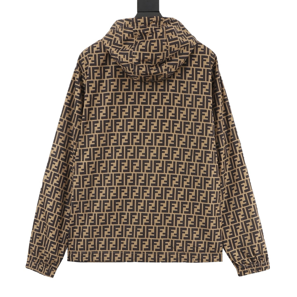 Fendi FF Monogram Reversible Hooded Jacket