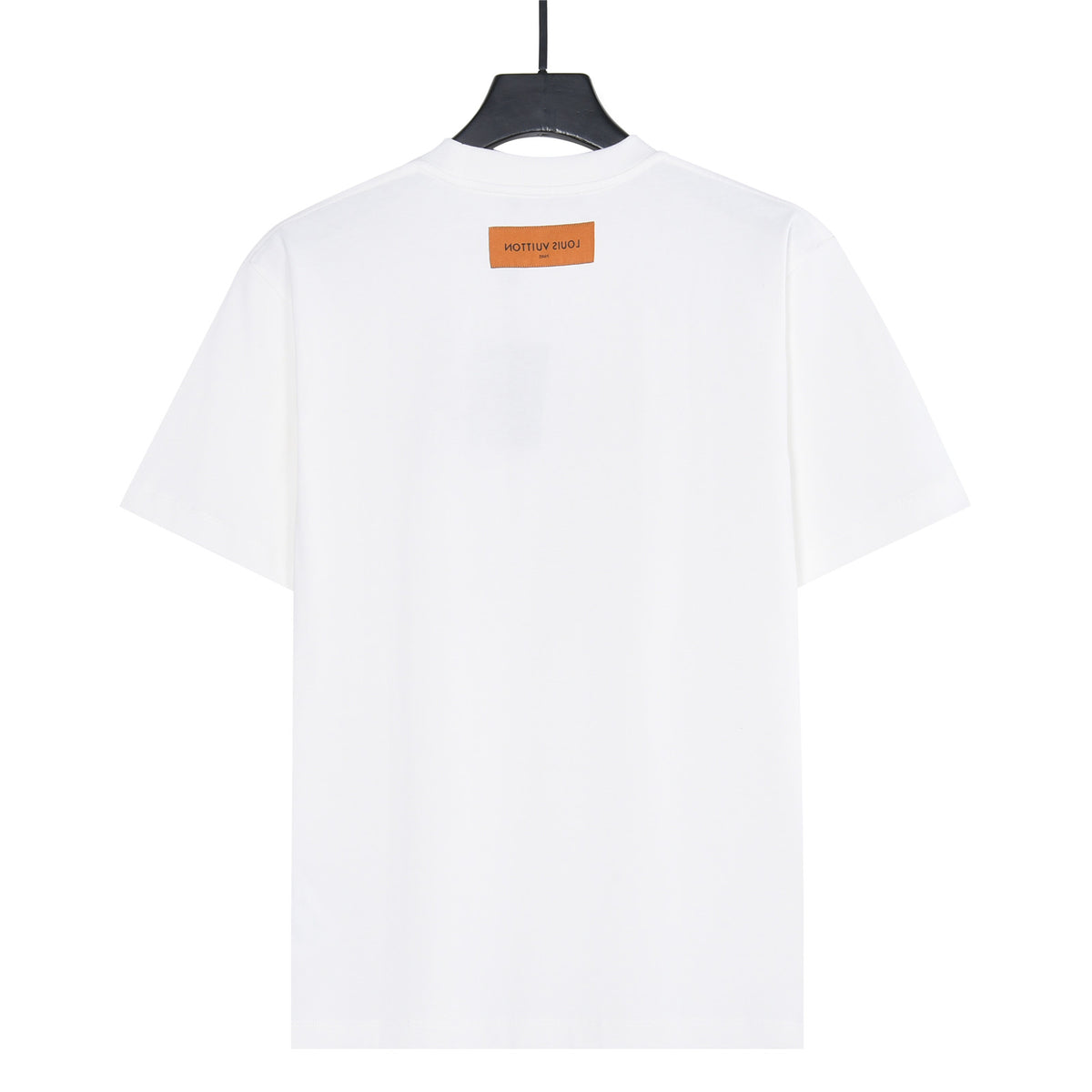 Louis Vuitton Drip-Effect LV Logo Short-Sleeve T-Shirt in White