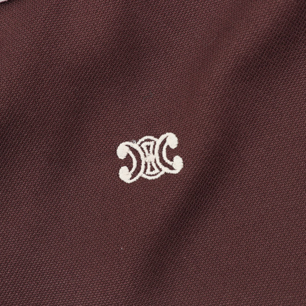 Celine Arc de Triomphe Tri-Colour Block Varsity Bomber Jacket
