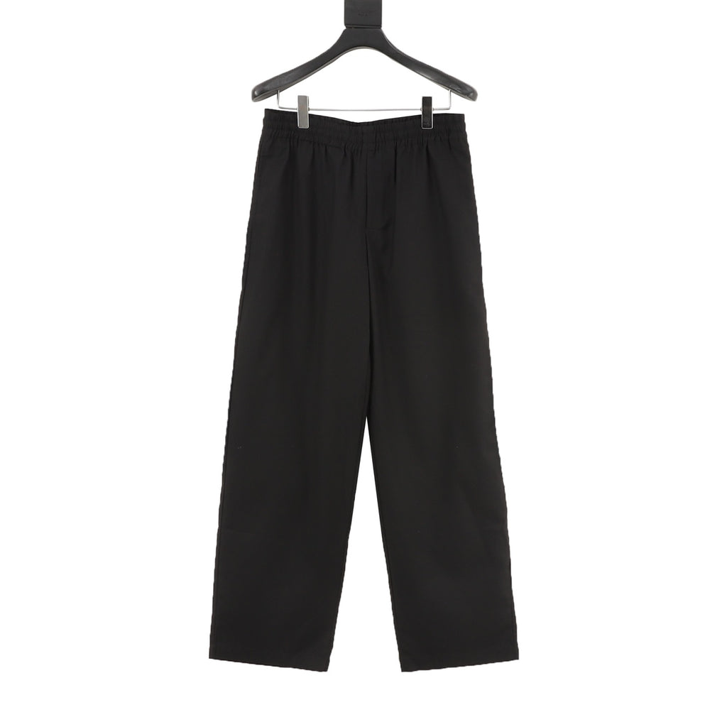 Burberry Equestrian Knight Wool Trousers with Back Waist Iron Label