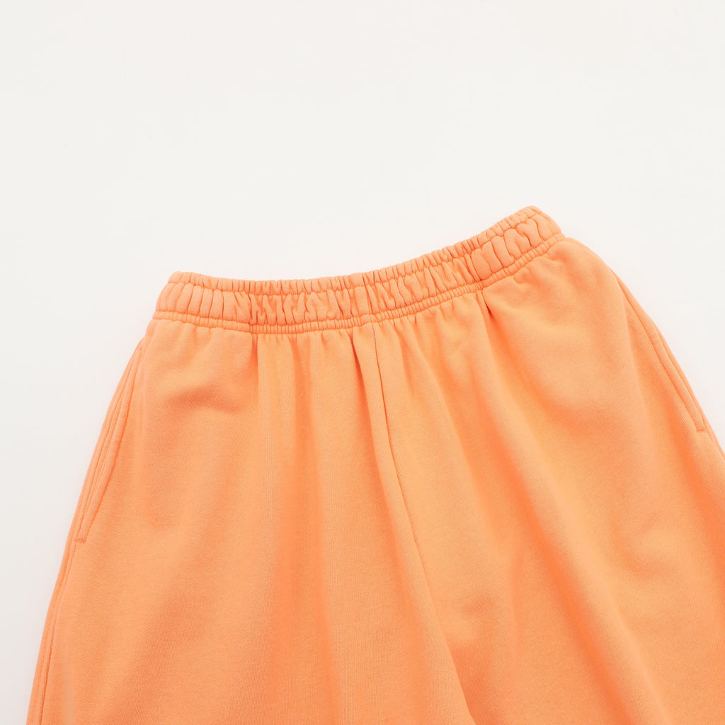 Acne Studios Est. 1996 Logo Trousers — Peach Orange, Retro Script Print