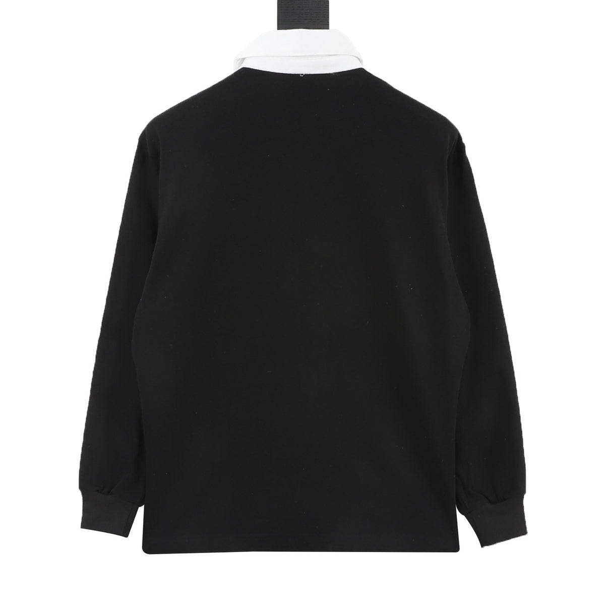 Adidas Women's / Men's 3-Stripes Long-Sleeve Polo Shirt in Black