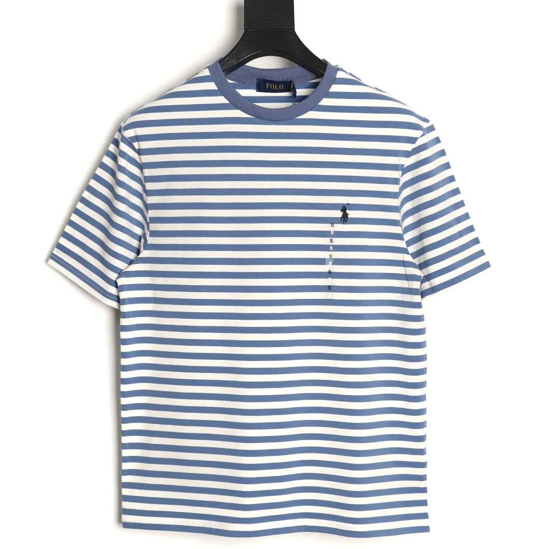 Polo Ralph Lauren Blue & White Striped T-Shirt