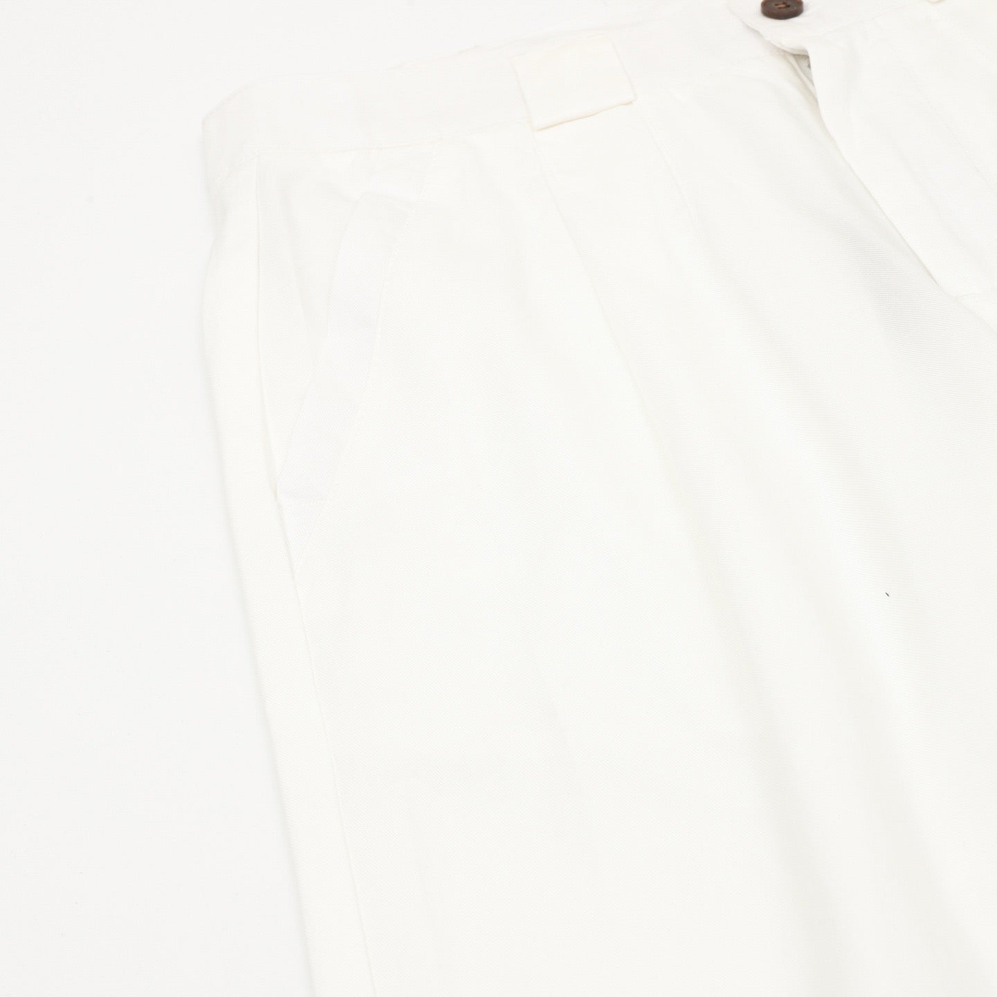 Brunello Cucinelli Cotton-Linen Panama Weave Pleated Trousers