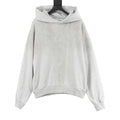 Acne Studios Six-Color Spray Paint Distressed Back Letter Hoodie | Light Grey Oversized Luxury Sweatshirt