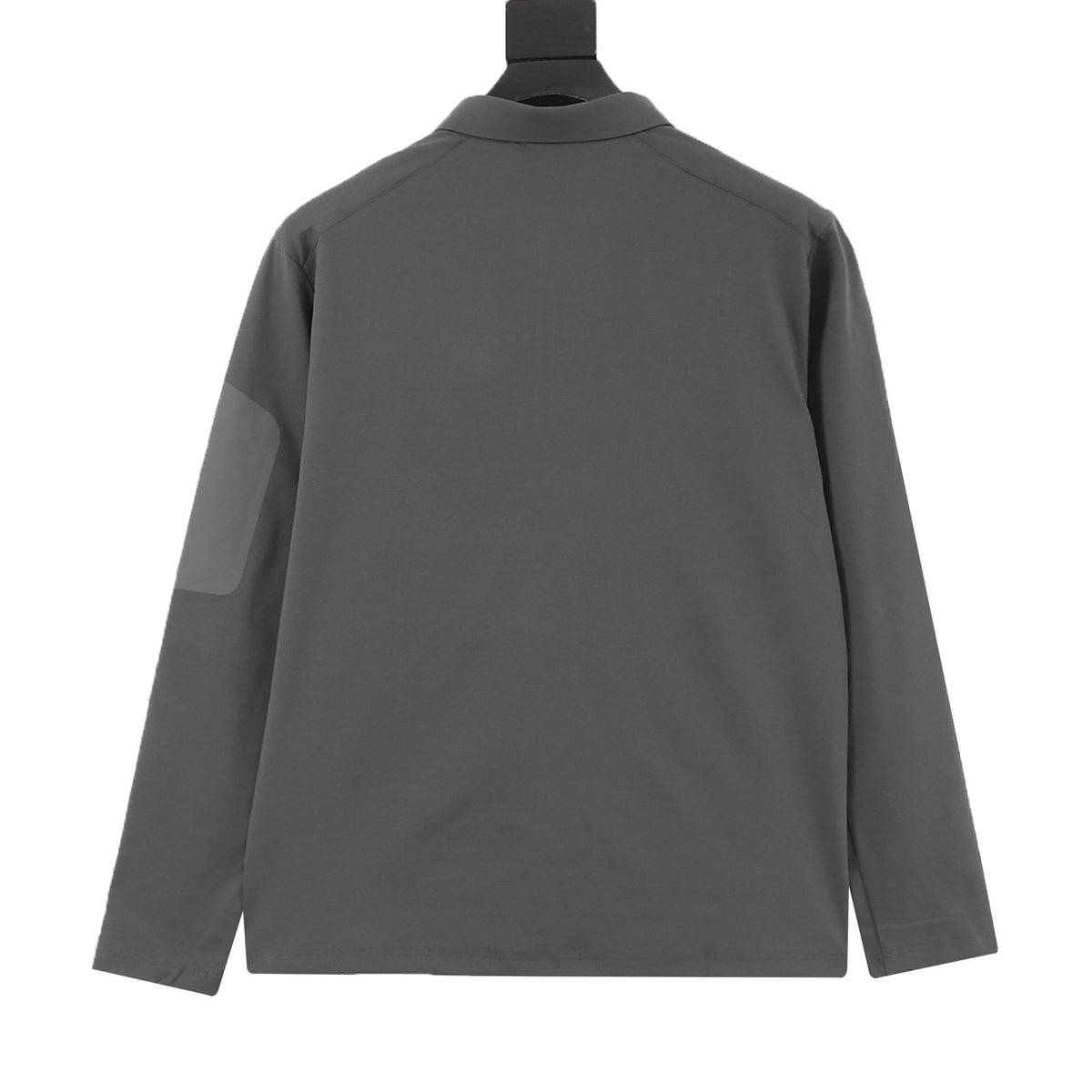 KOLON SPORT Women's & Men's Dark Grey Long-Sleeve Half-Zip Polo
