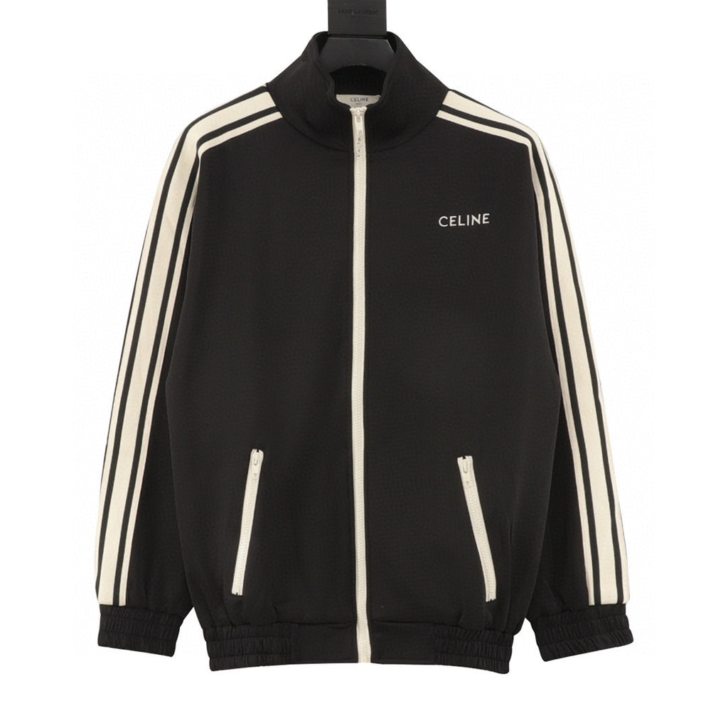 Celine Classic Label Double-Stripe Track Jacket