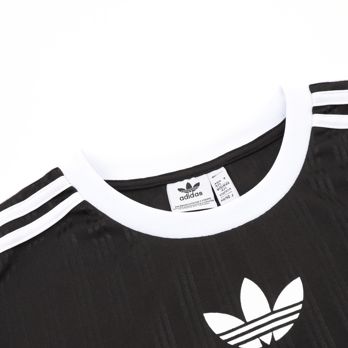 adidas Black 3-Stripes Trefoil T-Shirt