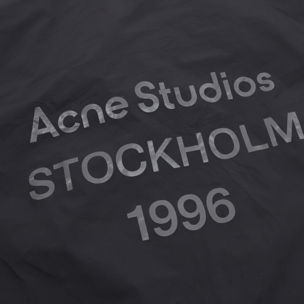 Acne Studios Printed Back Zip-Up Nylon Jacket | Lightweight Windproof Streetwear