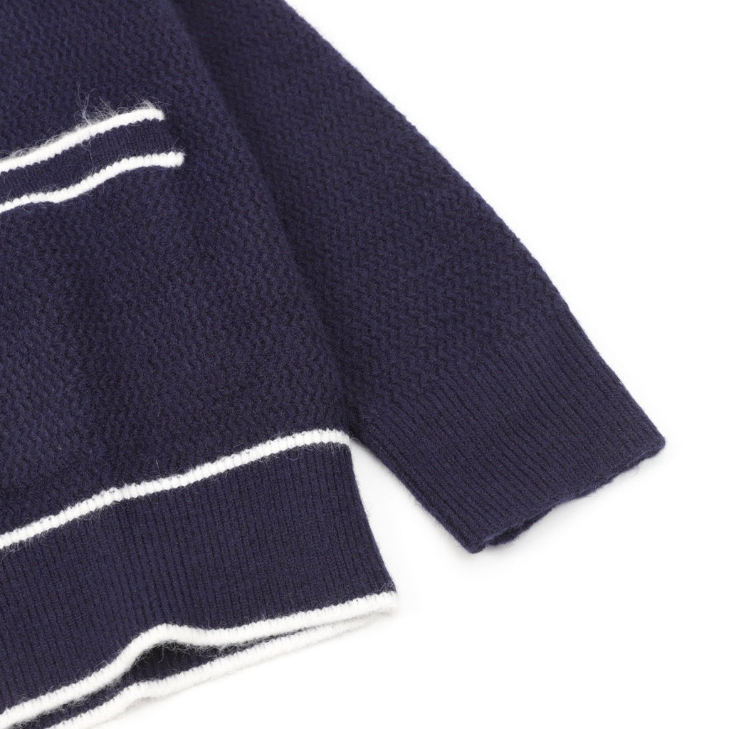 Gucci Women's Men's Navy Interlocking G Knit Cardigan